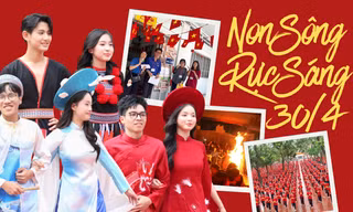 Gen Z đón mừng tháng Tư lịch sử: Tuổi trẻ sẵn sàng, chào non sông rực sáng 