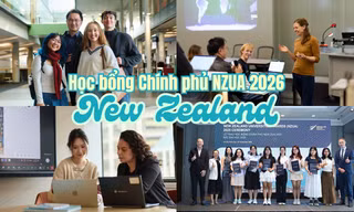 15 suất học bổng Chính phủ New Zealand bậc Đại học bật đèn xanh cho teen Việt