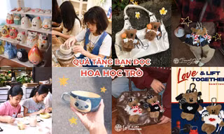 Quà tặng bạn đọc: Móc khóa gấu bông cùng workshop làm gốm cho mùa yêu ấm áp