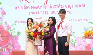 THCS Tây Sơn kỷ niệm 43 năm ngày Nhà giáo Việt Nam giữa không khí rộn ràng