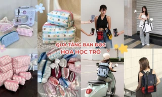 Quà tặng bạn đọc: Bộ đôi túi makeup và túi đeo chéo cho ngày xuống phố rạng rỡ