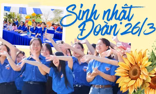 Hàng trăm ý tưởng sáng tạo mừng sinh nhật Đoàn