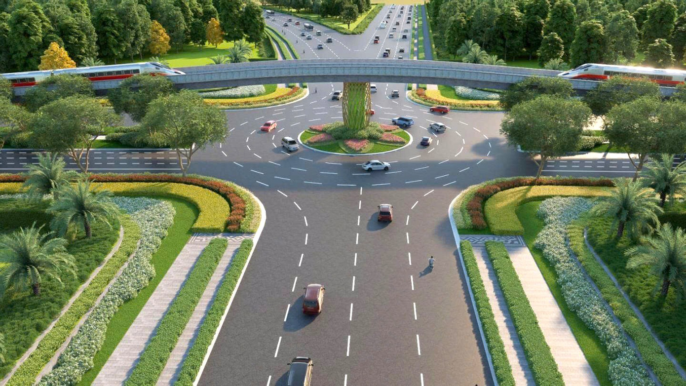 Phối cảnh dự án tuyến tàu điện đô thị LRT Phú Quốc.