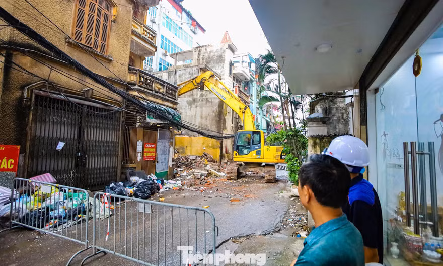 Ngõ 'đau khổ' ở Hà Nội bước vào giai đoạn giải phóng mặt bằng