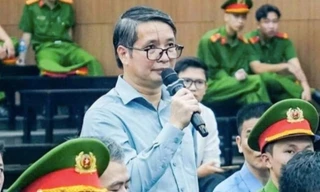 Bị cáo Phạm Thái Hà tại phiên tòa.