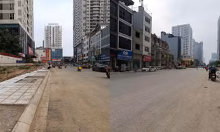 Hà Nội: 'Chốt' thời gian hoàn thành thi công đường Nguyễn Tuân