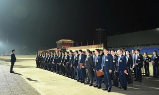 Lực lượng Bộ Tư lệnh Cảnh vệ tham gia bảo vệ Lễ Quốc khánh 2/9. Ảnh: Bộ Tư lệnh Cảnh vệ.