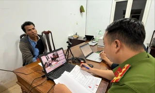 Đối tượng sát hại em rể tại cơ quan công an.