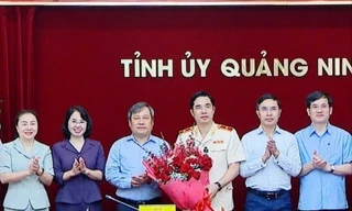 Giám đốc Công an tỉnh Quảng Ninh được thăng cấp bậc hàm Thiếu tướng