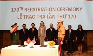 Lễ trao trả hài cốt quân nhân Mỹ lần thứ 170