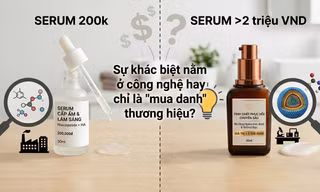 Serum 200k và 2 triệu: Sự khác biệt nằm ở công nghệ hay chỉ là 'mua danh' thương hiệu?