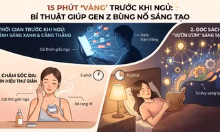 15 phút ‘vàng’ trước khi ngủ: Bí thuật giúp Gen Z bùng nổ sáng tạo
