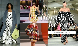 Họa tiết chấm bi và kẻ caro: Cuộc 'đổ bộ' của những giá trị cổ điển trong tủ đồ Gen Z 2026