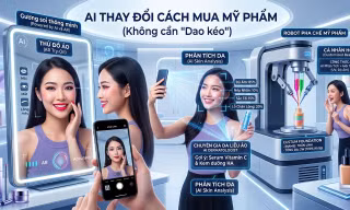 Không cần 'dao kéo': AI đang thay đổi cách chúng ta mua mỹ phẩm