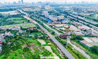 Dang dở trên công trình giao thông 480 tỷ đồng ở Hà Nội