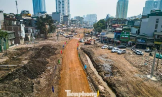 Toàn cảnh tuyến Vành đai 1 đoạn Hoàng Cầu – Voi Phục ngày thông xe kỹ thuật