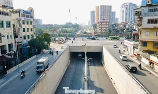 Diện mạo hầm chui 778 tỷ đồng ở cửa ngõ Hà Nội trước ngày về đích