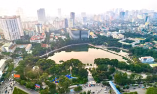 Diện mạo mới của công viên Nghĩa Đô