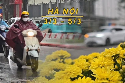 Mưa rét về, Hà Nội giảm 10 độ C 