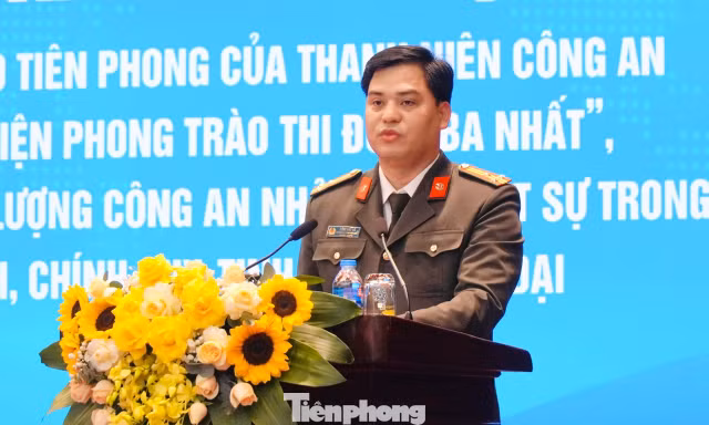 Thanh niên Công an tiên phong thực hiện phong trào thi đua 'Ba nhất'