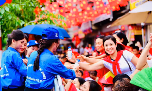 'Hàng rào xanh' đa năng phục vụ sơ duyệt diễu binh, diễu hành