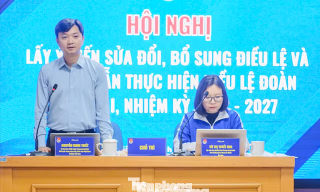 Sửa đổi, bổ sung Điều lệ Đoàn, tiến tới cấp thẻ đoàn viên điện tử 