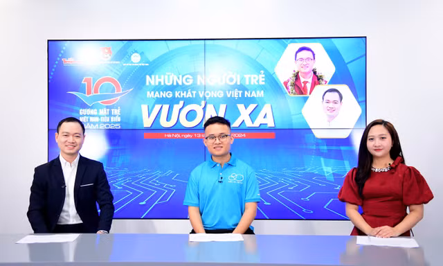 Tọa đàm giao lưu với chủ đề "Những người trẻ mang khát vọng Việt Nam vươn xa".