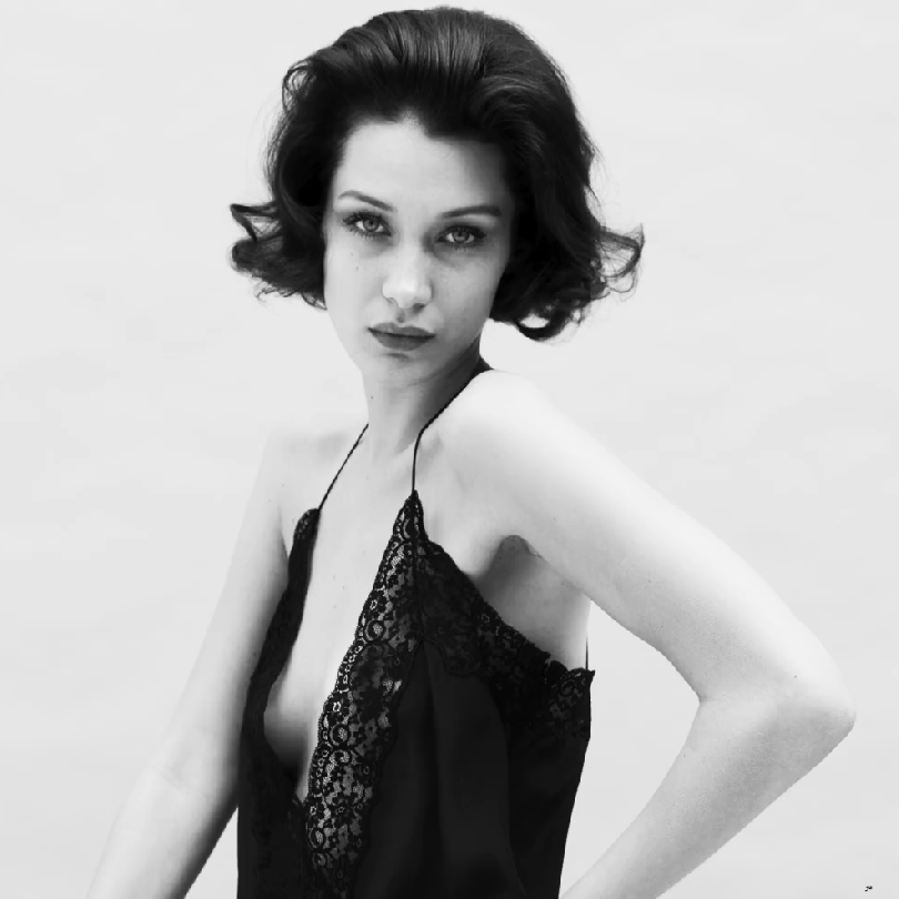 Chị em siêu mẫu nhà Hadid khoe thân táo bạo trên tạp chí ảnh 1