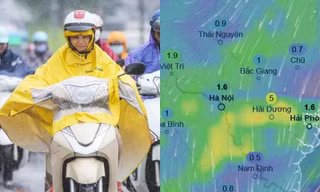 Đợt không khí lạnh sắp về kèm combo mưa gió, nhiệt độ sẽ giảm mạnh