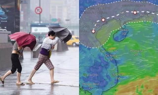 Dự báo đường đi của bão Wipha sau khi vào biển Đông