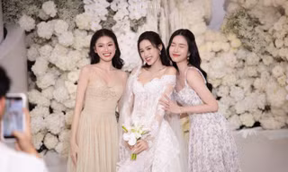 Dàn Hoa - Á hậu khoe nhan sắc rực rỡ tại tiệc mừng đám cưới Hoa hậu Đỗ Thị Hà