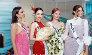Miss Universe 2025: Hoa hậu Hương Giang "bung lụa" với loạt trang phục ấn tượng