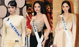 Miss Universe 2025: Hoa hậu Hương Giang trở lại với các gam màu trung tính
