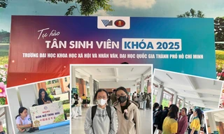 Sôi động tuần lễ chào đón tân sinh viên 2K7 của trường ĐH KHXH&NV (ĐHQG-HCM)