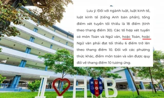 Trường ĐH Ngân hàng TP.HCM phản hồi việc thí sinh trượt dù điểm cao hơn điểm chuẩn