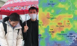 Dự báo Hà Nội có mưa trong ngày 1/1, thời điểm nào mưa nhiều nhất?