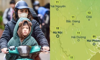 Đợt không khí lạnh mạnh sắp về khiến Hà Nội vừa mưa vừa rét