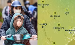 Đợt không khí lạnh mạnh sắp về khiến Hà Nội vừa mưa vừa rét
