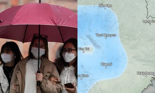 Dự báo Hà Nội có mưa ngày 17/12 khi không khí lạnh tăng cường tràn về