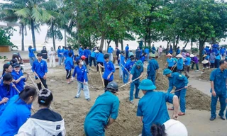 Tuổi trẻ xung kích, chung tay phòng chống và khắc phục hậu quả sau bão số 10