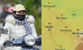 Hà Nội lại rét 15 độ C khi có không khí lạnh tăng cường từ ngày 25/11