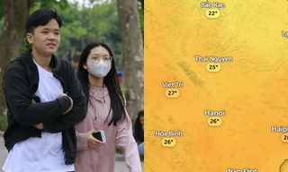 Không khí lạnh ảnh hưởng tới miền Bắc, Hà Nội giảm bao nhiêu độ?