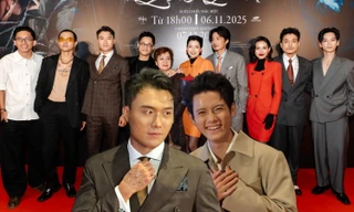 Xuân Phúc, Đình Khang gây chú ý tại thảm đỏ phim "Trái Tim Què Quặt"