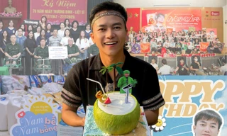 "Phép chia" tình yêu của FC Bùi Công Nam: Sinh nhật thần tượng, cộng đồng nhận quà