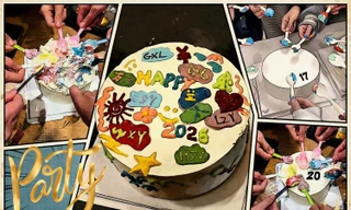 Giới trẻ Trung Quốc gây sốt khi rủ bạn bè đu trend vẽ bánh kem "bất quy tắc"