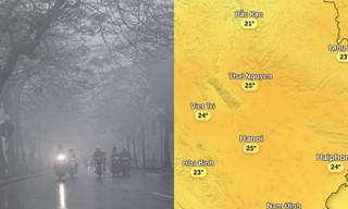 Dự báo thời tiết Hà Nội mưa trong ngày 15/3, nồm ẩm gây oi bí