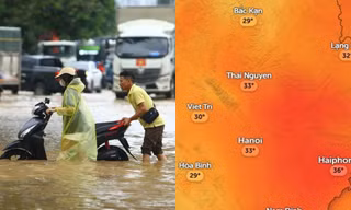 Sau đợt mưa to sáng 7/10, dự báo Hà Nội khi nào nắng ráo trở lại?