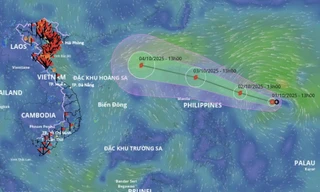 Áp thấp 93W dự báo có thể thành cơn bão số 11, tên gọi là Matmo