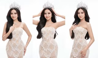 Nhan sắc ngày càng thăng hạng của Hoa hậu Hà Trúc Linh sau 10 tháng đăng quang