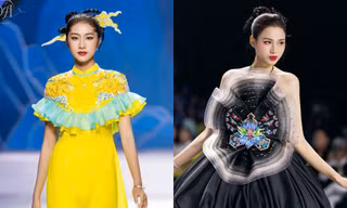 Hoa hậu Đỗ Thị Hà, Hà Trúc Linh khoe nhan sắc nổi bật trong show thời trang